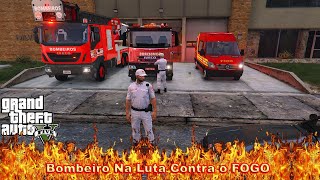 Bombeiros na Luta Contra Fogo  CBPMESP Resgate e Deslocamento gtav bombeiro resgate [upl. by Ellednahc]