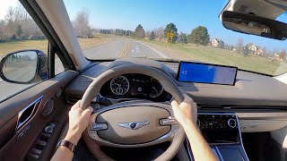 2021 Genesis GV80 35T AWD Advanced  POV First Impressions [upl. by Sera]