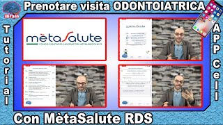 Come Prenotare visita Odontoiatrica con Fondo MetàSalute da APP SmartPhone iBrain [upl. by Berghoff]