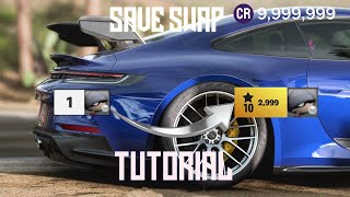 UPDATED Forza Horizon 5 100 Save Game Completion TUTORIAL MAX Credits Unlimited Wheelspins [upl. by Tamarah252]