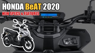 ALL NEW HONDA BEAT 2020  NEW SPECS amp FEATURES [upl. by Eliseo]