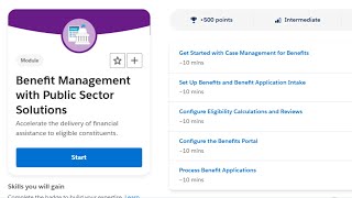 Benefit Management with Public Sector Solutions Trailhead  Trailhead Salesforce [upl. by Cherin]