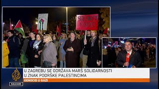 Zagreb digao glas protiv genocida nad Palestincima [upl. by Jadwiga]