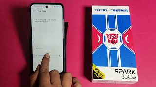 How to change Font Size in Tecno Spark 30c 5G  Tecno me Font Size kaise badle [upl. by Ttebroc]