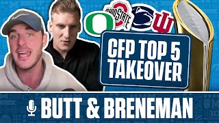 CFP TAKEOVER Will the Big Ten Get FOUR Teams in  Butt amp Breneman [upl. by Ryle761]