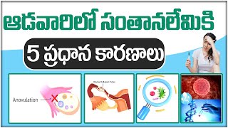 Top 5 Causes of Female Infertility  Pregnancy Facts in Telugu  Mathruthva Fertility Center [upl. by Asennav]