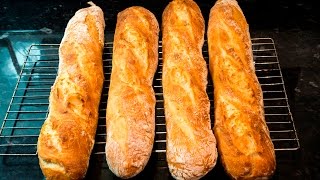 How to make French Baguettes at home [upl. by Vardon]