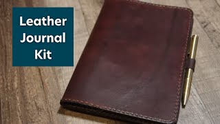 Leather Journal Kit Tutorial [upl. by Benil]