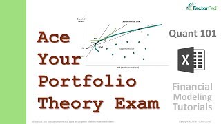 Ace your Portfolio Theory exam  MPT and CMT explained [upl. by Yevol777]