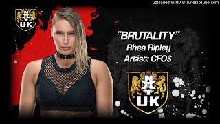 Rhea Ripley 2018 v2  quotBrutalityquot WWE NXT UK Entrance Theme [upl. by Ecnaled]