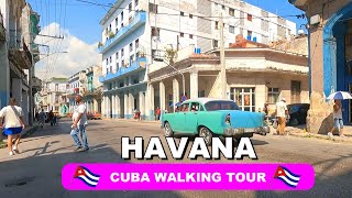 Walking Havana Cuba 🇨🇺  4K HDR October 2024 La Habana [upl. by Enerual121]