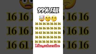 gk logical 16 ki bhid mai 61 ok dhundho please subscribe himanshuiqeyetest 🤫👈👉👈🤔🤔😑👈👉 [upl. by Akehsar]