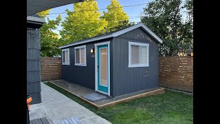 Backyard Studio Tuff Shed  Start to Finish [upl. by Zoe]