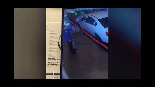 Indiana car wash girl retaliates by spraying pressure hose at rude customer [upl. by Ssirk]