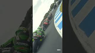 Gardner crashes out of Race 1 after contact with Bassani 👀  2024 AustralianWorldSBK 🇦🇺 [upl. by Janaya]