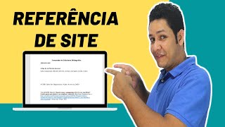 Referência de Site Referência Bibliográfica da Internet ABNT [upl. by Carder577]