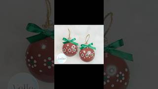 Christmas ornaments inspired in the cazuelas de barro crafts christmas diy holidaydecorations [upl. by Kreit]