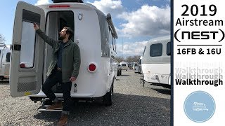 2019 Airstream Nest Travel Trailer Walkthrough [upl. by Olaf]