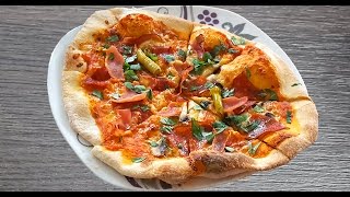 Italienische Pizza inkl Teigrezept und Soße Anleitung [upl. by Annaiek435]