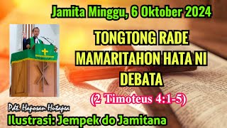 Jamita Minggu 6 Oktober 2024 2 Timoteus 415 haposanhutapea [upl. by Yodlem]