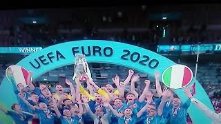 Europei 2020 2021 Italia Premiazione [upl. by Chevy105]