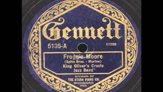 Froggie Moore  King Olivers Creole Jazz Band [upl. by Nolyar608]