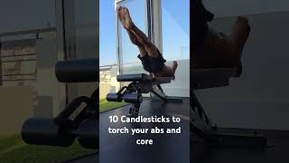 10 Candlestick Holds To Torch Your Abs And Core [upl. by Arimay]