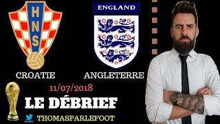 CROATIE  ANGLETERRE  2  1 COUPE DU MONDE 2018  LA REVANCHE DE 1998  11072018 [upl. by Attelrac134]