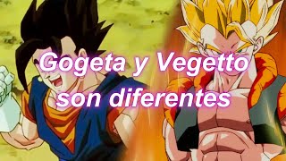 Gogeta y Vegetto SI son diferentes [upl. by Cheatham]