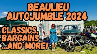 Beaulieu Autojumble 2024  parts classic cars and lots of Land Rovers [upl. by Jamilla]