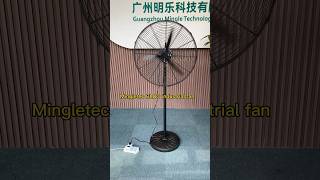 BLDC industrial stand fan mingletec bldcfan youtubeshorts manufacturer fyp [upl. by Eseila]