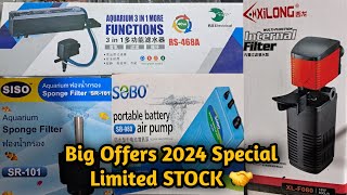 Fish care Aquarium Big Offers 2024 Special Limited STOCK 🤝😄 FishCareRewa [upl. by Ynaiffit835]