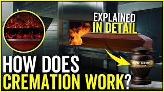 How Does Cremation Work How Does A Crematorium Work Cremation Process After Death EXPLAINED [upl. by Ahsinra416]