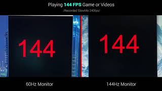 Testing video 60hz vs 144hz [upl. by Kerby889]