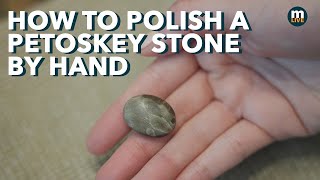 How to Polish a Petoskey Stone By Hand [upl. by Debo]