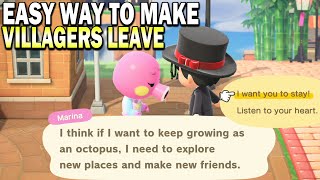 How I Get Villagers To MOVE OUT With A Super Easy Method In Animal Crossing New Horizons [upl. by Bron799]