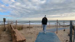 Bethany Beach Delaware Walk to 3rd Street Surf Beach beach [upl. by Nosylla325]