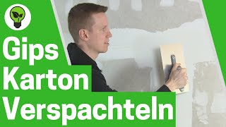 Gipskarton Spachteln mit Gewebeband ✅ TOP ANLEITUNG Wie Trockenbau Rigipsplatten Verspachteln [upl. by Little]