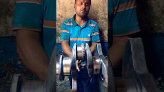 Pakistani local workshop crank polish viralshort dieselengin tranding handmade machine [upl. by Kentigera]