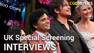 Trap UK Special Screening with M Night Shyamalan and Josh Hartnett Interviews [upl. by Schechinger]