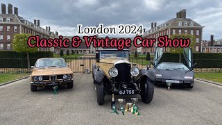 Part 2 Classic and Vintage Car Show London 2024 [upl. by Livvie590]