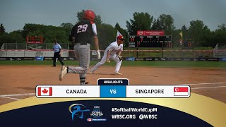 Highlights  Game 6 Canada vs Israel  2024 WBSC Mens Softball World Cup  Group B [upl. by Einnig]