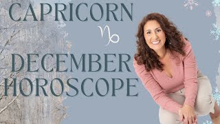 CAPRICORN  December Horoscope [upl. by Akirdnuhs]