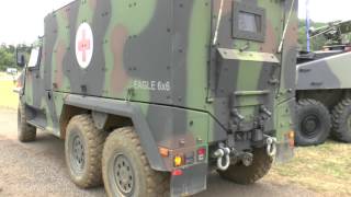 DVD 2016 Chris talks about the General Dynamics Mowag Eagle 6x6 MRP vehicle [upl. by Eirolam138]