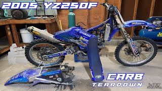 2005 Yamaha yz250f Will it Run Carb Clean [upl. by Arquit]