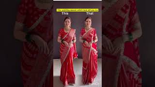 Saree draping style 💖 [upl. by Dnalyar]