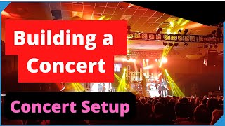 Ever Wonder What Goes On Behind the Scenes of a Concert  Concert Production Build [upl. by Whitten]