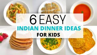 6 Easy Indian dinner recipes for kids and toddlers  indian dinner recipes for toddlersMywhitepot [upl. by Salesin]