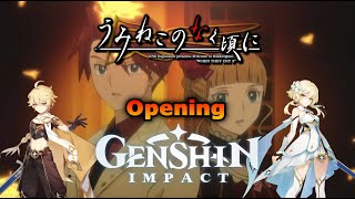 One Winged Bird Umineko opening as Genshin Impact [upl. by Crary]