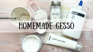 Make your own GESSO  Recipe [upl. by Vanderhoek626]